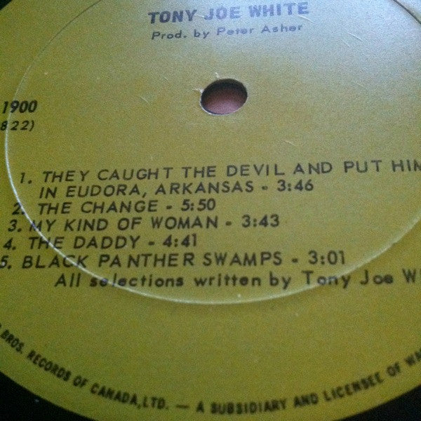 Tony Joe White : Tony Joe White (LP, Album, Gat)