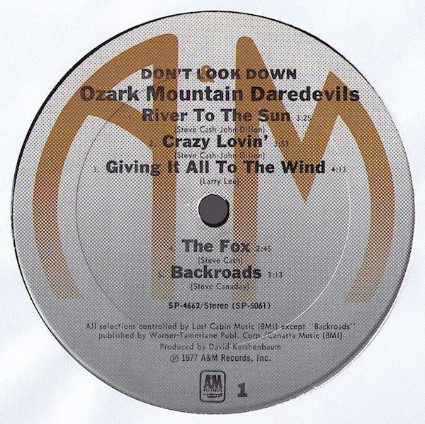The Ozark Mountain Daredevils : Don't Look Down (LP, Album, Mon)