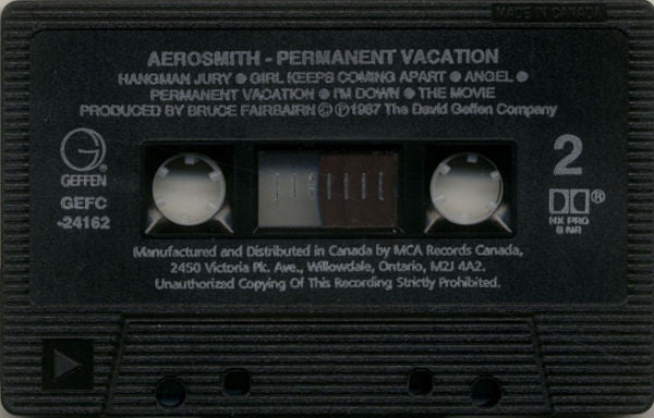 Aerosmith : Permanent Vacation (Cass, Album, RE, Dol)