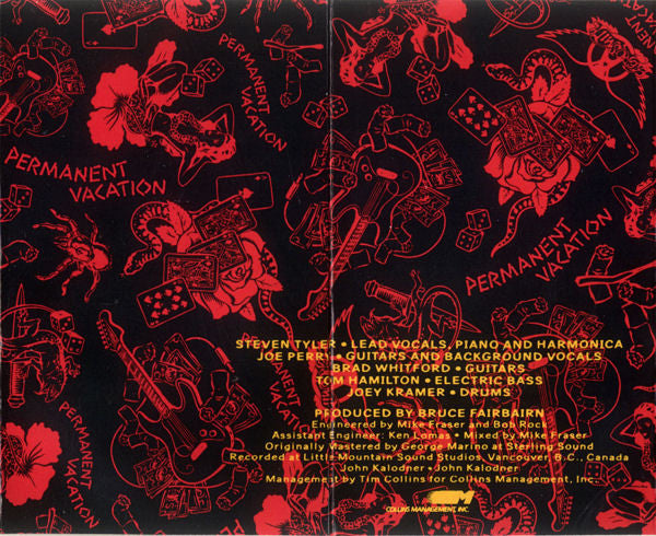 Aerosmith : Permanent Vacation (Cass, Album, RE, Dol)
