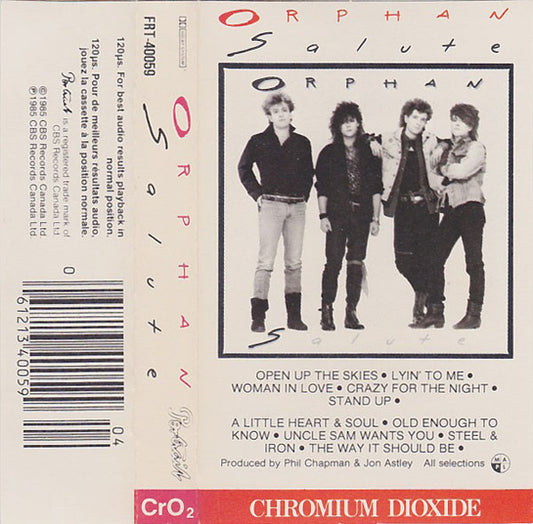 Orphan (2) : Salute (Cass, Album)