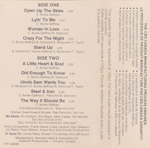 Orphan (2) : Salute (Cass, Album)