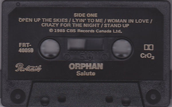 Orphan (2) : Salute (Cass, Album)