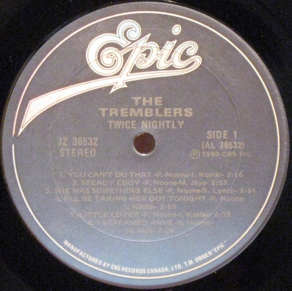 The Tremblers : Twice Nightly (LP, Album)