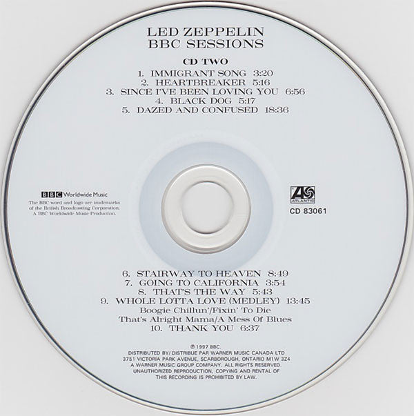 Led Zeppelin : BBC Sessions (2xCD, Album)
