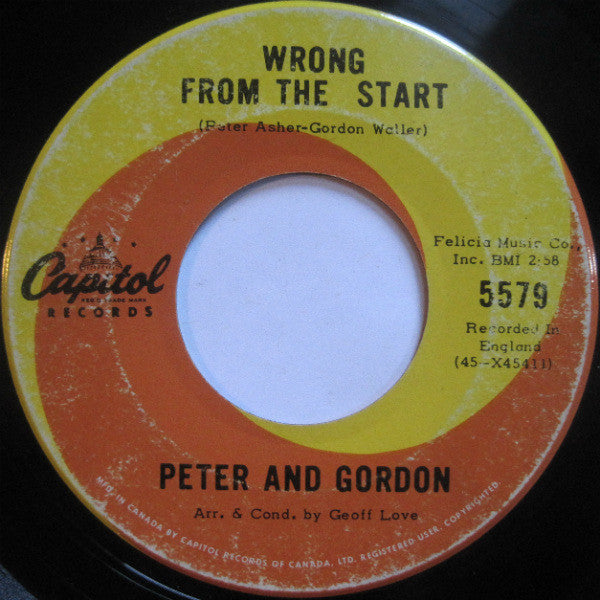 Peter And Gordon* : Woman (7", Single, B. )