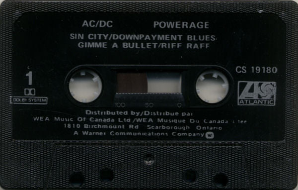 AC/DC : Powerage (Cass, Album, RE, Dol)