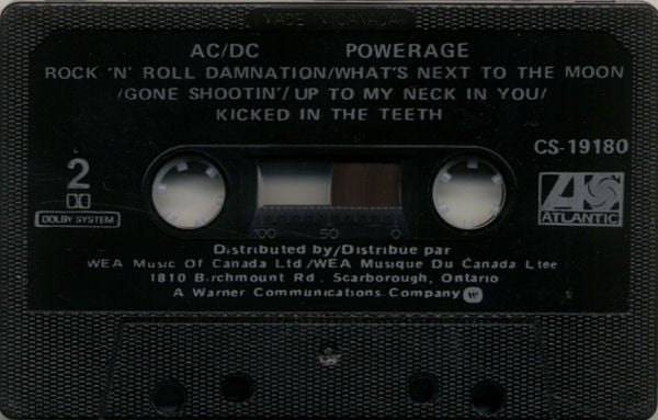 AC/DC : Powerage (Cass, Album, RE, Dol)