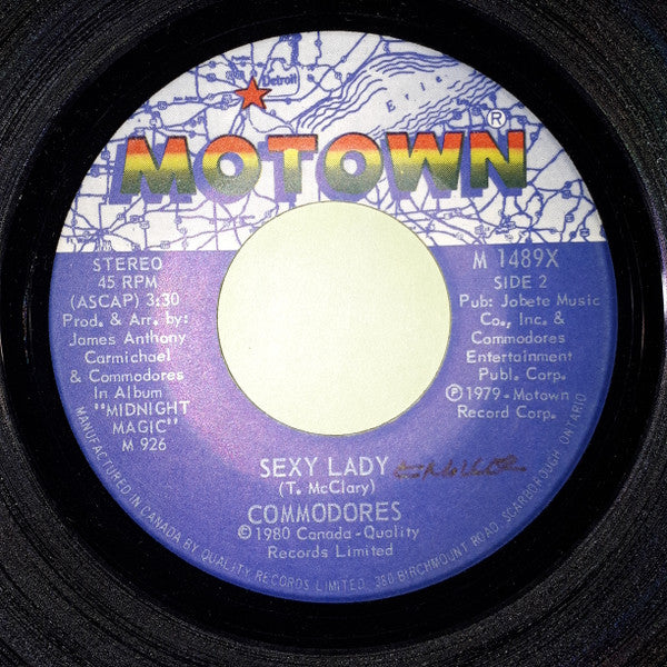 Commodores : Old-Fashion Love / Sexy Lady (7")