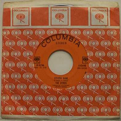 The Byrds : Glory, Glory / Citizen Kane (7", Single)