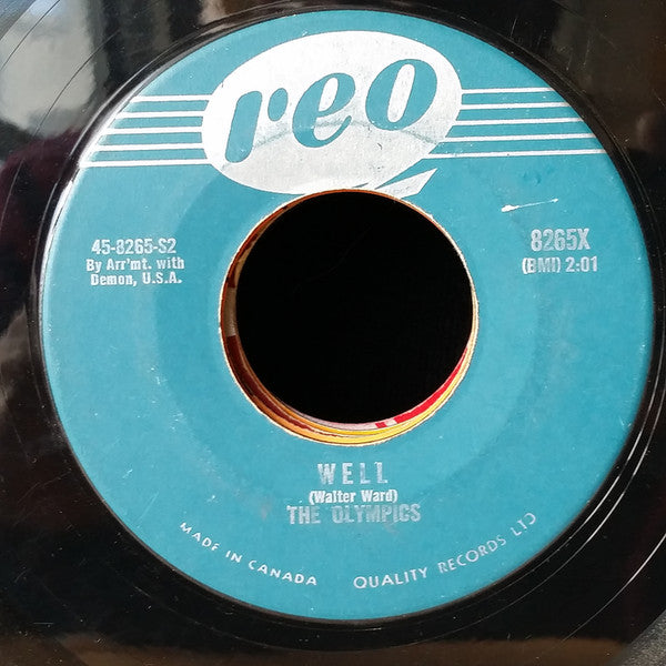 The Olympics : Western Movies (7", Single)