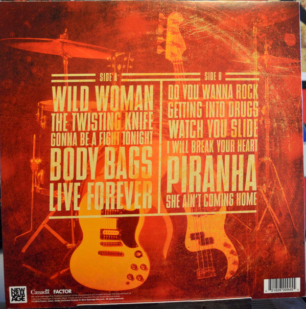 Danko Jones : Fire Music (LP, Album, RE, Yel)
