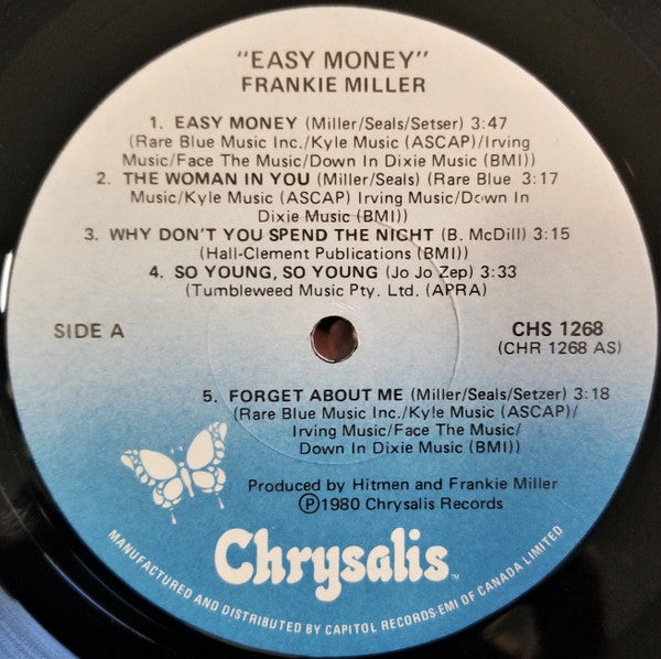 Frankie Miller : Easy Money (LP, Album)