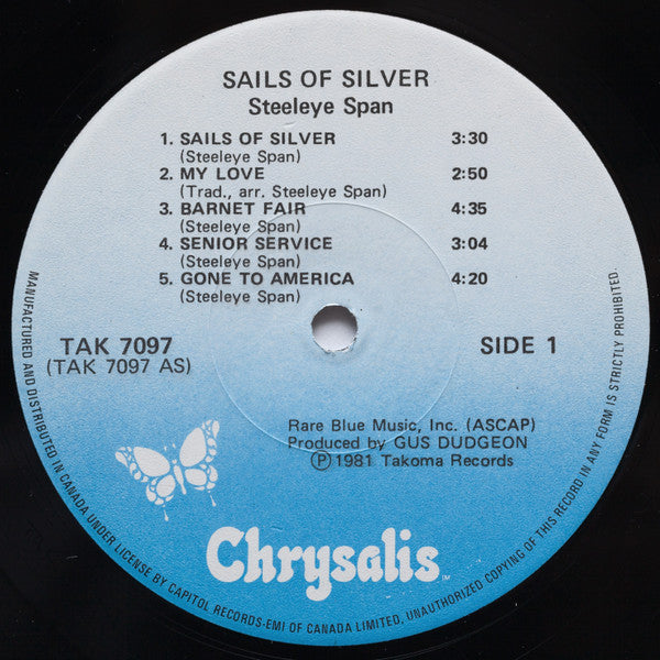 Steeleye Span : Sails Of Silver (LP, Album)