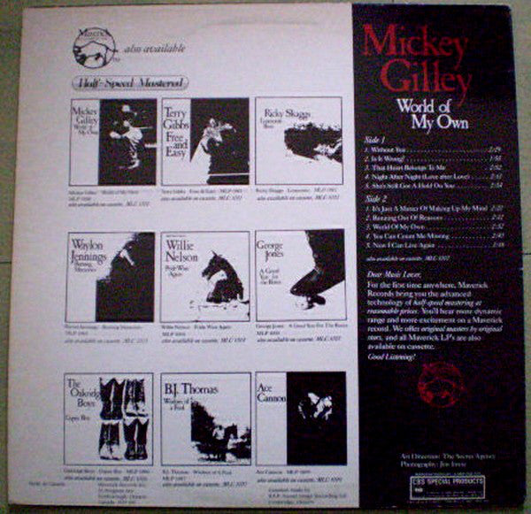 Mickey Gilley : World Of My Own (LP, Album, Hal)