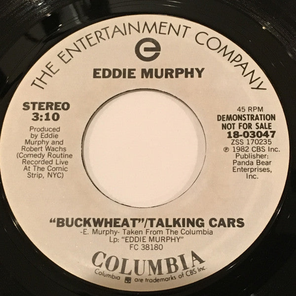 Eddie Murphy : Enough Is Enough (7", Single, Promo, Styrene)