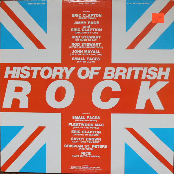 Various : History Of British Rock Volume One (LP, Comp, Ltd)