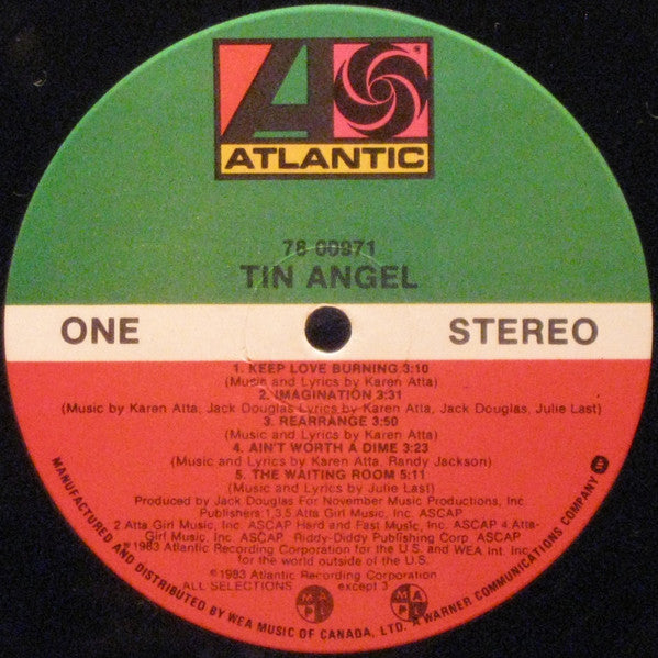 Tin Angel (2) : Tin Angel (LP, Album)