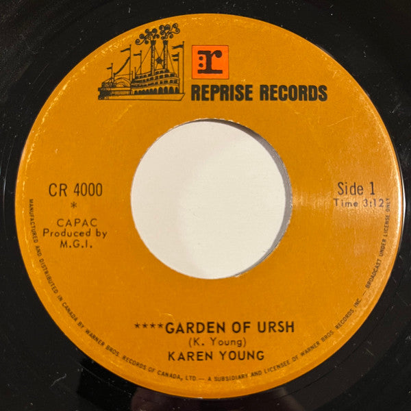 Karen Young (3) : Garden Of Ursh (7", Single)