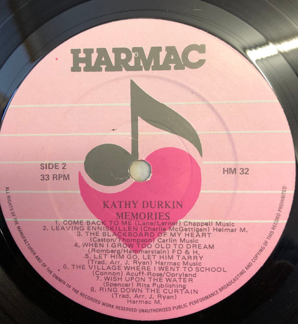 Kathy Durkin : Memories (LP)