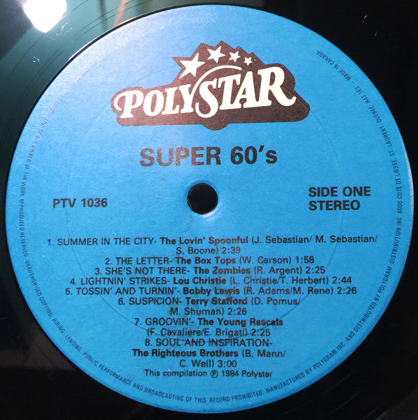 Various : Super 60's (LP, Comp)
