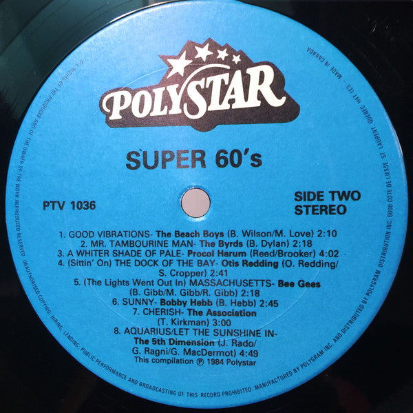 Various : Super 60's (LP, Comp)