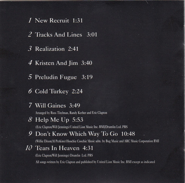 Eric Clapton : Music From The Motion Picture Soundtrack - Rush (CD, Album)