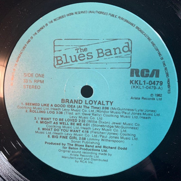 The Blues Band : Brand Loyalty (LP, Album)
