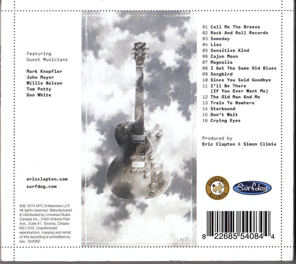Eric Clapton & Friends : The Breeze: An Appreciation Of JJ Cale (CD, Album)