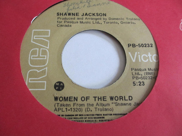 Shawne Jackson : Along For The Ride (7", Single)