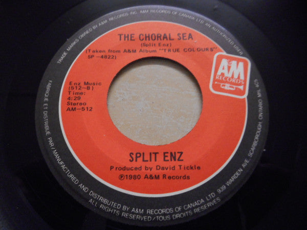 Split Enz : What's The Matter With You / The Choral Sea (7", Single)