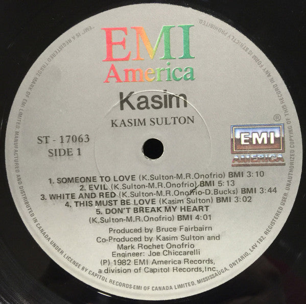 Kasim Sulton : Kasim (LP, Album)