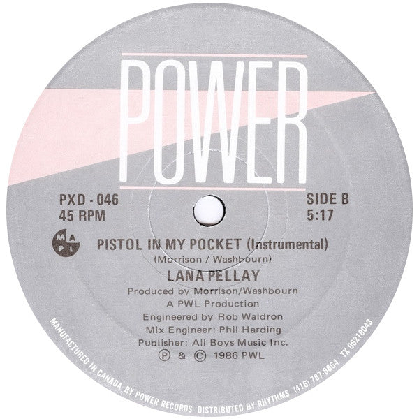Alan Pillay : Pistol In My Pocket (12")