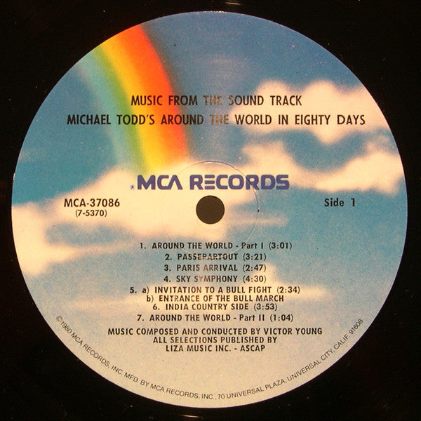Victor Young : Michael Todd's Around The World In 80 Days - Music From The Sound Track (LP, Album, Mono, RE)