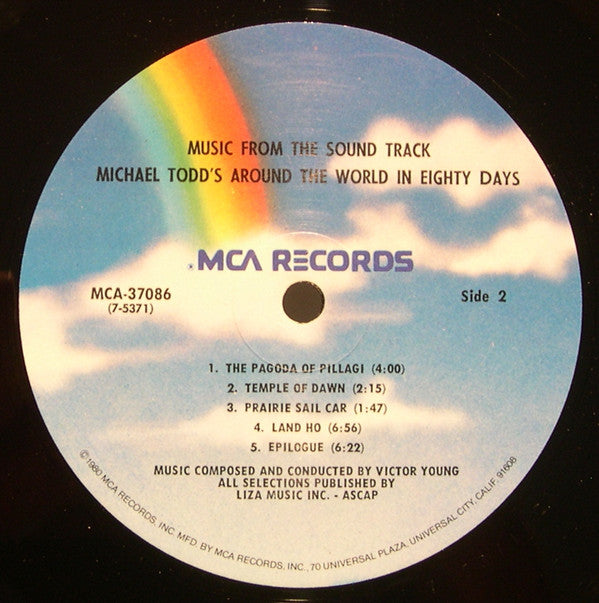 Victor Young : Michael Todd's Around The World In 80 Days - Music From The Sound Track (LP, Album, Mono, RE)