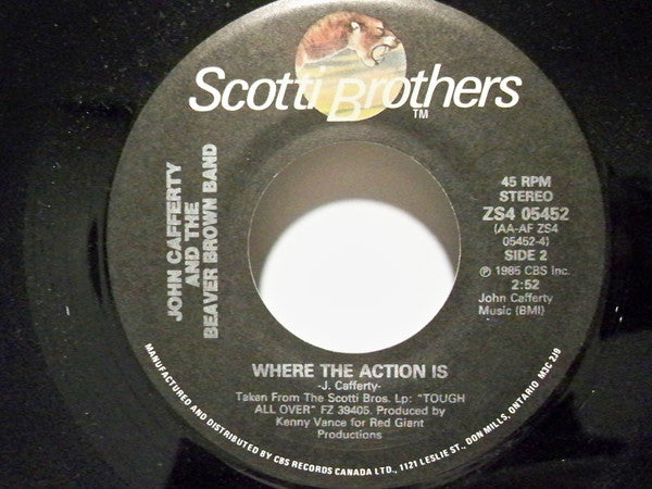 John Cafferty And The Beaver Brown Band : C-I-T-Y / Where The Action Is (7", Single)
