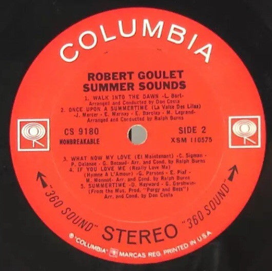 Robert Goulet : Summer Sounds (LP, Album)