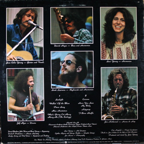 Jesse Colin Young : On The Road (LP, Album, Jac)