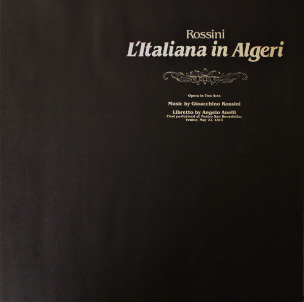 Gioacchino Rossini, Marilyn Horne, Samuel Ramey, Claudio Scimone, I Solisti Veneti : L'Italiana in Algeri (3xLP)