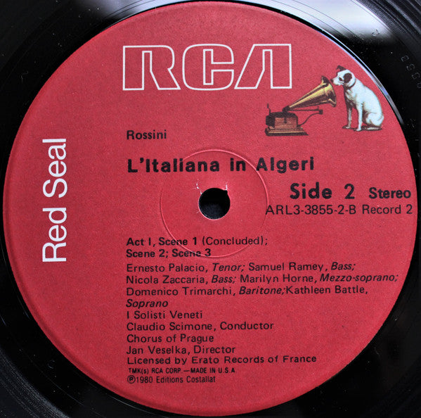 Gioacchino Rossini, Marilyn Horne, Samuel Ramey, Claudio Scimone, I Solisti Veneti : L'Italiana in Algeri (3xLP)