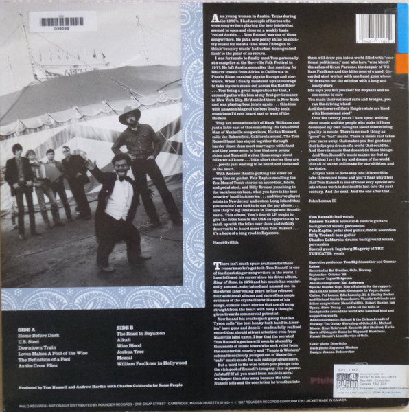 The Tom Russell Band : Road To Bayamon (LP, Album)