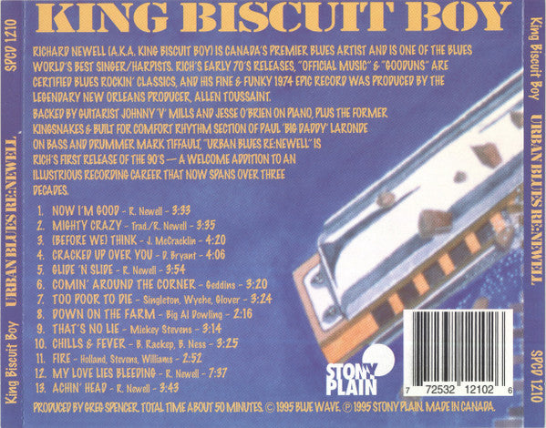 King Biscuit Boy : Urban Blues Re: Newell (CD)