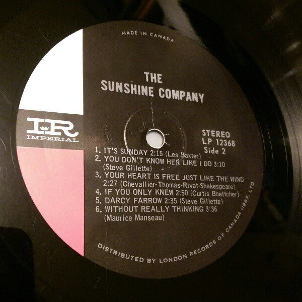 The Sunshine Company : The Sunshine Company (LP, Album)
