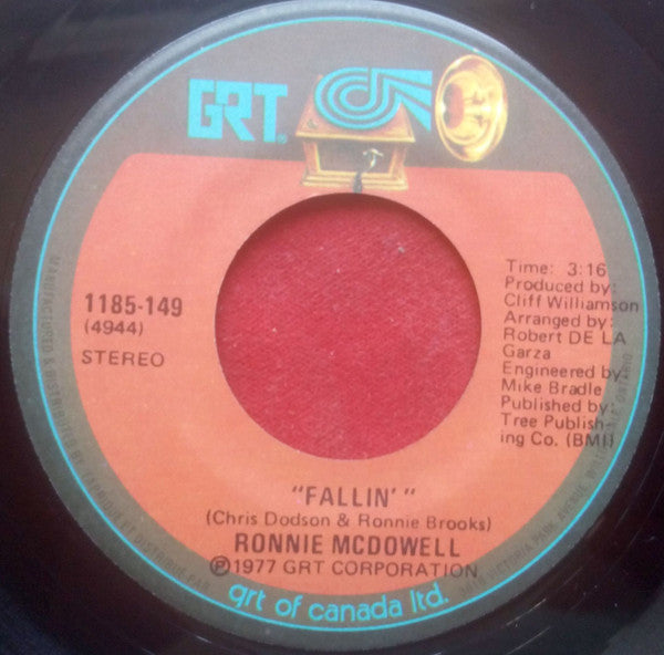 Ronnie McDowell : I Love You, I Love You, I Love You / Fallin' (7", Single)