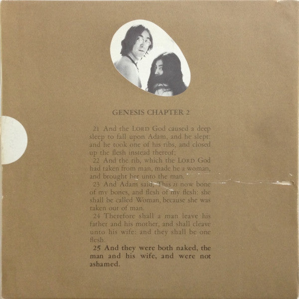 John Lennon & Yoko Ono : Unfinished Music No. 1. Two Virgins (LP, Album, Mon)