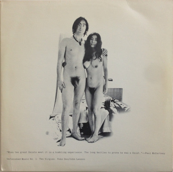 John Lennon & Yoko Ono : Unfinished Music No. 1. Two Virgins (LP, Album, Mon)