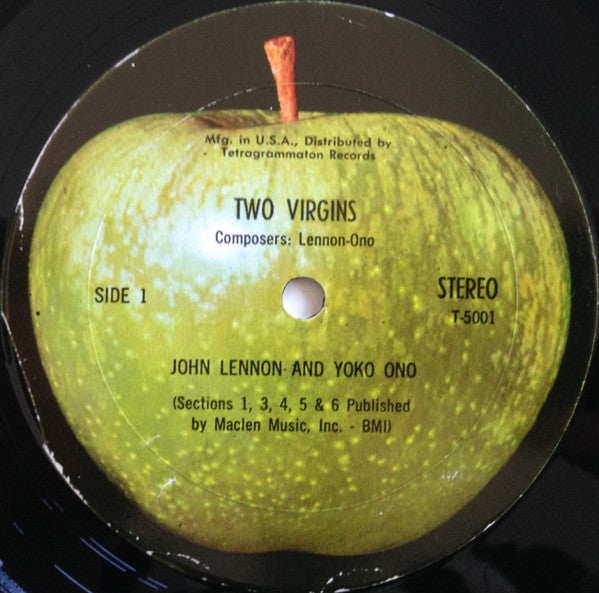 John Lennon & Yoko Ono : Unfinished Music No. 1. Two Virgins (LP, Album, Mon)