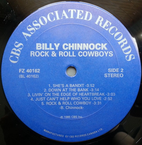 Bill Chinnock : Rock & Roll Cowboys (LP, Album)