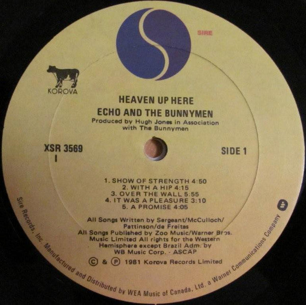 Echo And The Bunnymen* : Heaven Up Here (LP, Album)