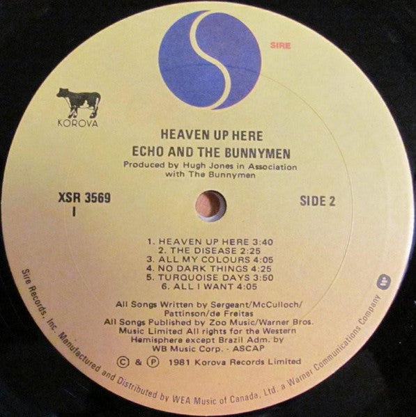 Echo And The Bunnymen* : Heaven Up Here (LP, Album)